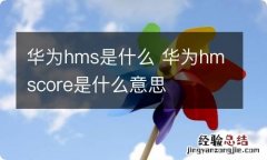 华为hms是什么 华为hmscore是什么意思