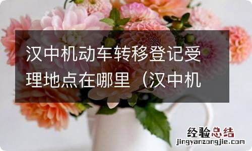 汉中机动车转移登记受理地点在哪里查 汉中机动车转移登记受理地点在哪里