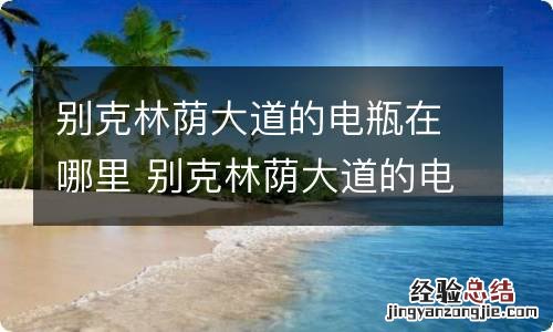 别克林荫大道的电瓶在哪里 别克林荫大道的电瓶在哪个位置