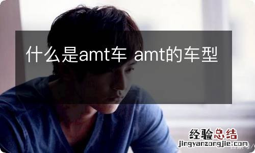 什么是amt车 amt的车型