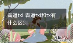 霸道txl 霸道txl和tx有什么区别