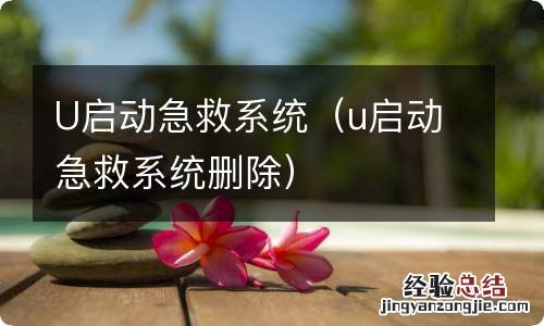 u启动急救系统删除 U启动急救系统