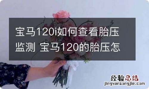 宝马120i如何查看胎压监测 宝马120的胎压怎么清除