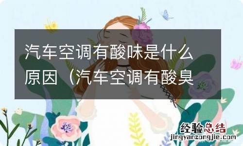 汽车空调有酸臭味是怎么回事 汽车空调有酸味是什么原因