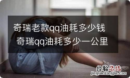 奇瑞老款qq油耗多少钱 奇瑞qq油耗多少一公里