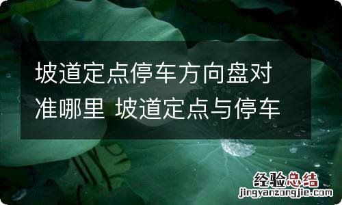 坡道定点停车方向盘对准哪里 坡道定点与停车怎么找准停车点