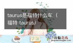 福特 taurus taurus是福特什么车