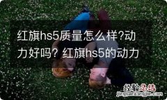 红旗hs5质量怎么样?动力好吗? 红旗hs5的动力怎么样