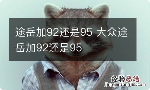 途岳加92还是95 大众途岳加92还是95