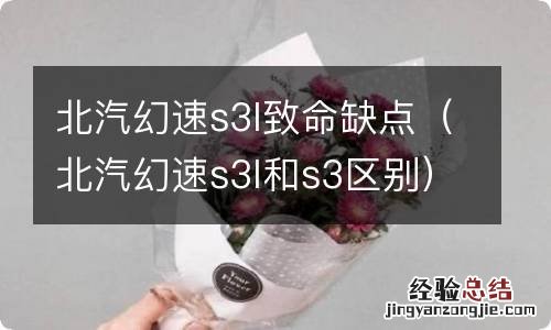 北汽幻速s3l和s3区别 北汽幻速s3l致命缺点