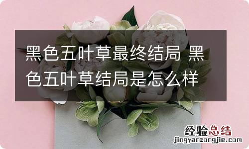 黑色五叶草最终结局 黑色五叶草结局是怎么样的