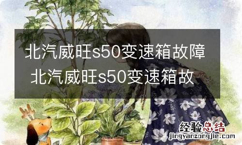 北汽威旺s50变速箱故障 北汽威旺s50变速箱故障P07076