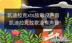 凯迪拉克xts放歌没声音 凯迪拉克放歌没有声音