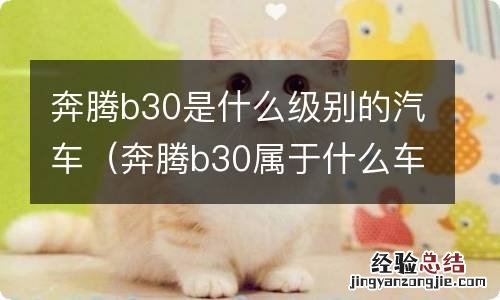 奔腾b30属于什么车型 奔腾b30是什么级别的汽车