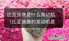 比亚迪唐的发动机是哪里生产的 比亚迪唐是什么发动机