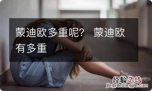 蒙迪欧多重呢? 蒙迪欧有多重
