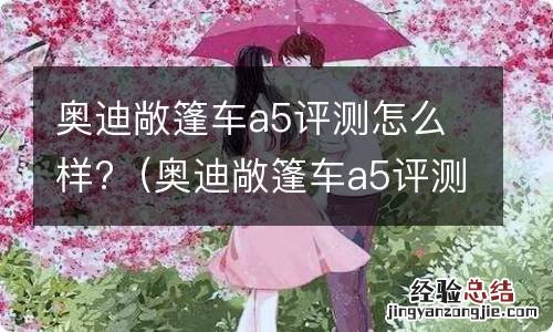 奥迪敞篷车a5评测怎么样 奥迪敞篷车a5评测怎么样?