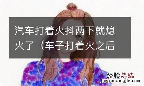 车子打着火之后抖了两下又熄火了 汽车打着火抖两下就熄火了