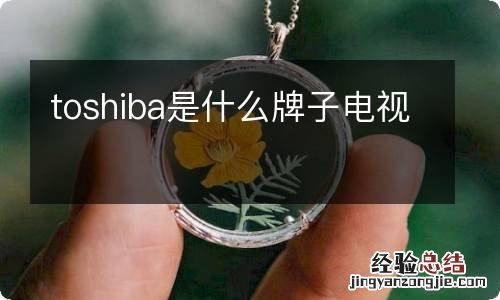 toshiba是什么牌子电视