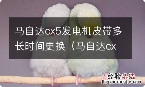 马自达cx5发动机皮带多少钱 马自达cx5发电机皮带多长时间更换