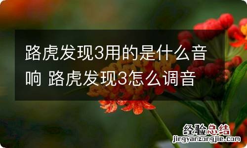 路虎发现3用的是什么音响 路虎发现3怎么调音响效果