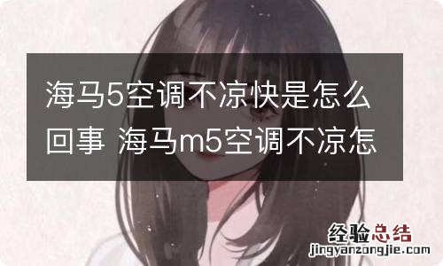 海马5空调不凉快是怎么回事 海马m5空调不凉怎么办