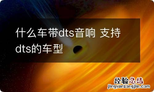 什么车带dts音响 支持dts的车型