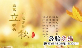 立秋发的小句子 立秋发的小句子有哪些