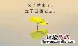 看淡一切释然的说说短句 一执一念一浮生,一悲一喜一枉然