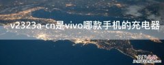 v2323a-cn是vivo哪款手机的充电器