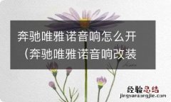 奔驰唯雅诺音响改装 奔驰唯雅诺音响怎么开