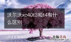 沃尔沃xc40t3和t4有什么区别