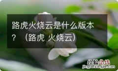 路虎 火烧云 路虎火烧云是什么版本？