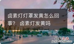 卤素灯灯罩发黄怎么回事？ 卤素灯发黄吗