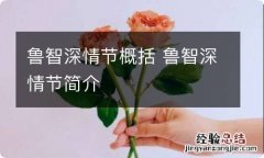 鲁智深情节概括 鲁智深情节简介