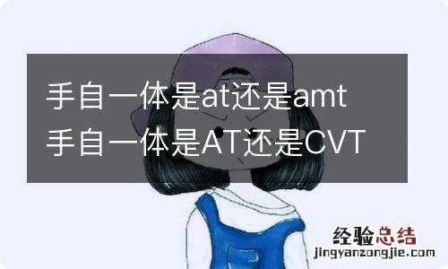 手自一体是at还是amt 手自一体是AT还是CVT