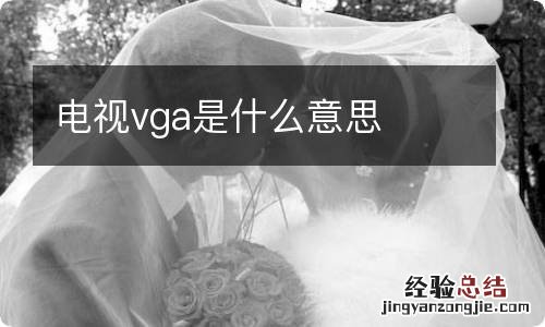 电视vga是什么意思