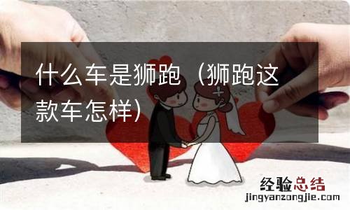狮跑这款车怎样 什么车是狮跑