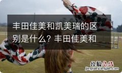 丰田佳美和凯美瑞的区别是什么? 丰田佳美和凯美瑞的区别是什么意思