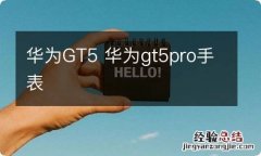 华为GT5 华为gt5pro手表