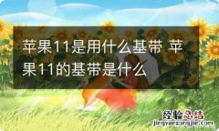 苹果11是用什么基带 苹果11的基带是什么