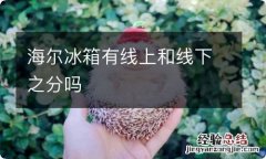 海尔冰箱有线上和线下之分吗