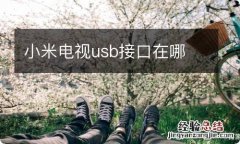 小米电视usb接口在哪