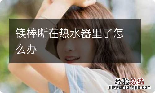 镁棒断在热水器里了怎么办
