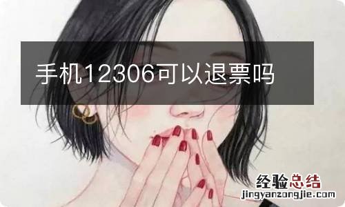 手机12306可以退票吗