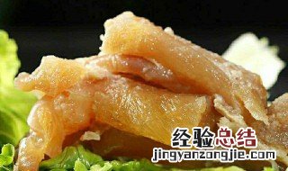 牛蹄筋热量 关于牛蹄筋热量