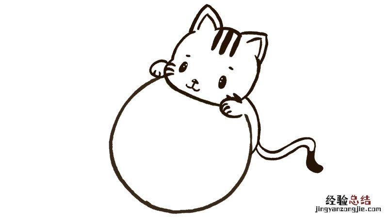 小猫简笔画简单画法 小猫简单画法