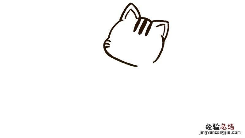 小猫简笔画简单画法 小猫简单画法