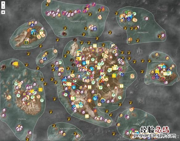 巫师3狂猎世界地图 《巫师3:狂猎》全收集地图攻略