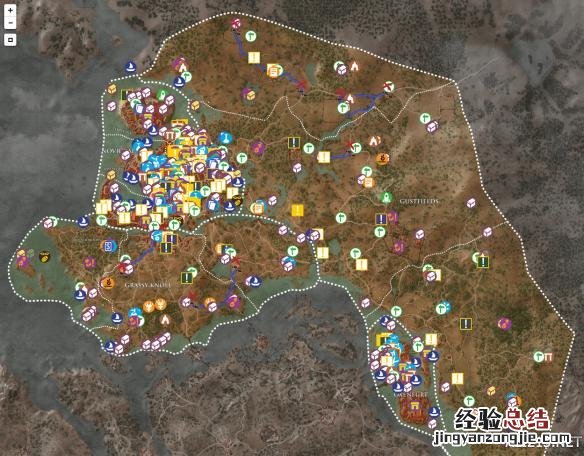巫师3狂猎世界地图 《巫师3:狂猎》全收集地图攻略